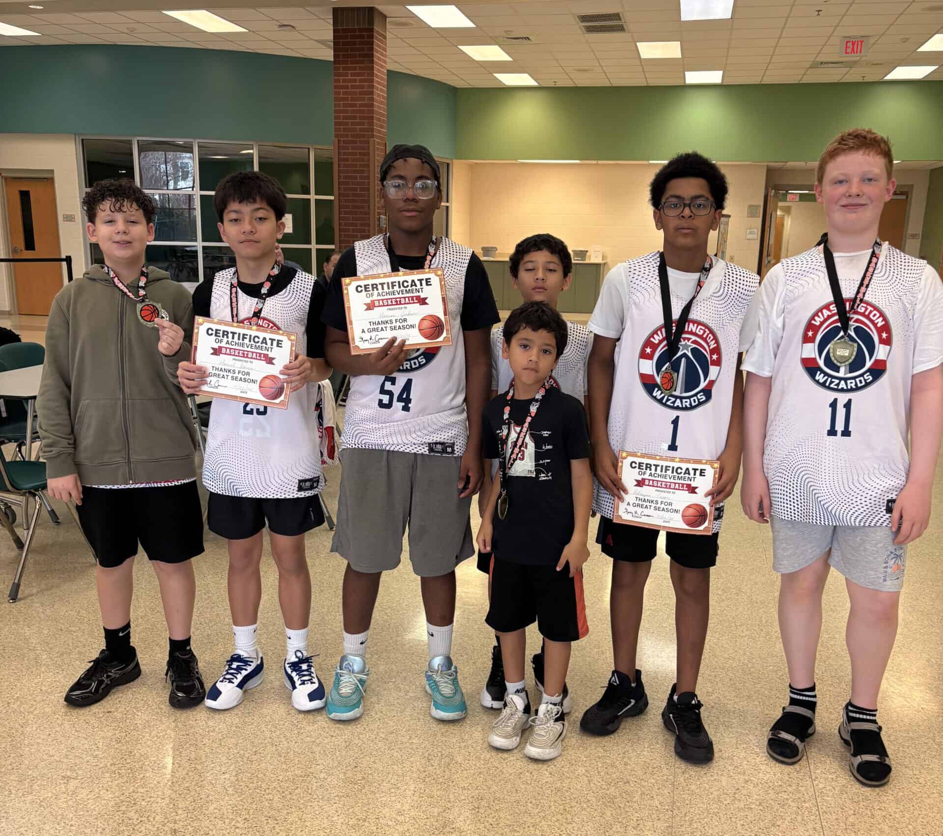 Coaching Skills for Life Players receive certificate of completion